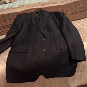 Ralph Lauren men's navy pinstripe suit and pants